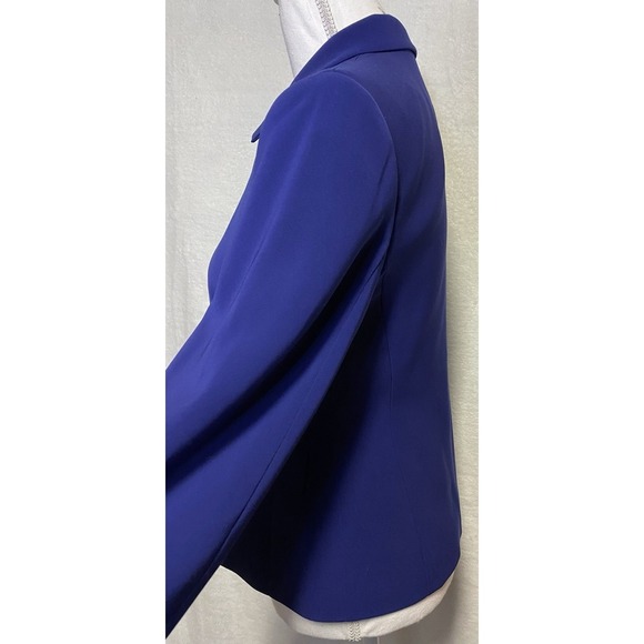 Kasper A.S.L. Petite Women's Blue Blazer Size 6P - Picture 4 of 11